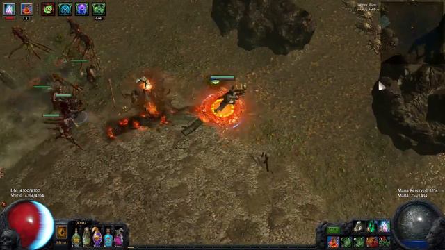 Path of Exile: Necromancer, Beacon Of Corruption Build [Arid Lake Run] смотреть онлайн