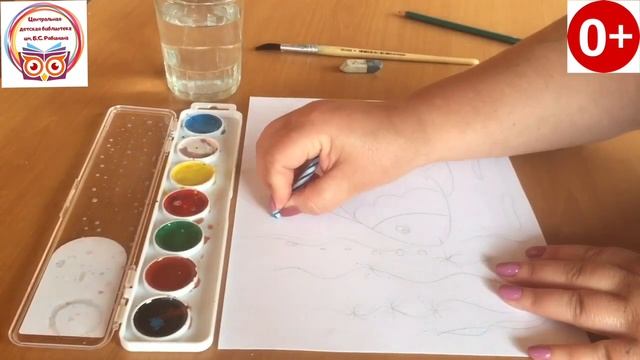 Мастер-класс по рисованию свечкой и акварелью. смотреть онлайн