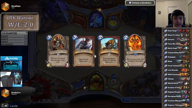 Hearthstone OTK Warrior S28 #1: Worgen Smash смотреть онлайн