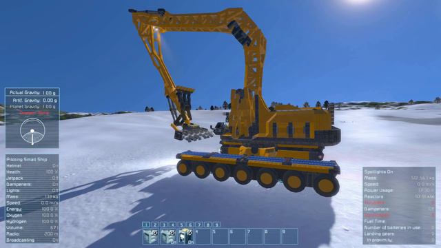 Space Engineers Spotlight | 'Titan Excavator' By Grindy Gears смотреть онлайн