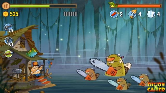 Прохождение игры Swamp Attack (Android) #3 (Босс Бобёр!) смотреть онлайн