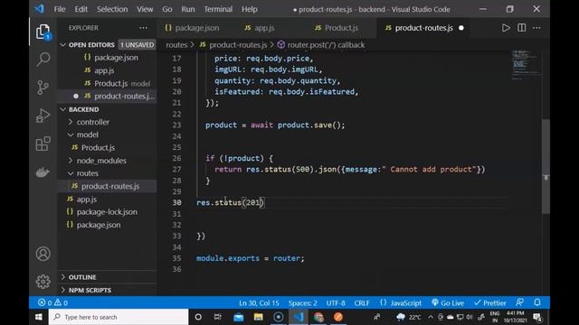 Build Backend With Node | Express | MongoDB | REST API смотреть онлайн