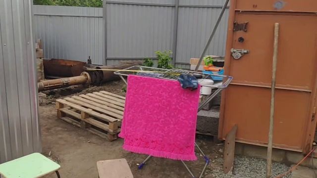 Летний душ на даче своими руками из профильной трубы и профлиста смотреть онлайн