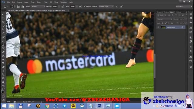 Photoshopda Ishlash 1 - Darslik | Photoshop Tutorial | Abdulaziz Odiljanov | O'zbekchasiga