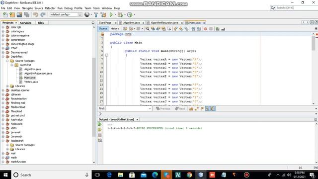 Depth First Search DFS Algorithm using Java смотреть онлайн