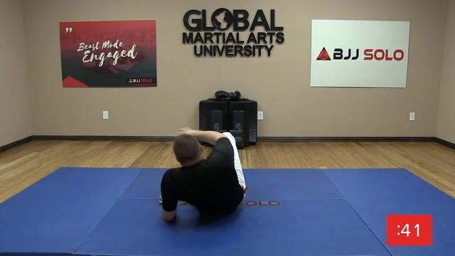 BJJ Solo - Total Body Workout w/ Brazilian Jiu Jitsu Movements (Beginner) смотреть онлайн