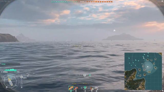 ЗБТ World of Warships. эсминцы, как клас #WoWS смотреть онлайн