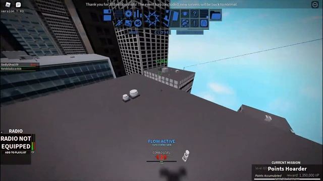 Completing Points Hoarder Mission!! Roblox Parkour смотреть онлайн