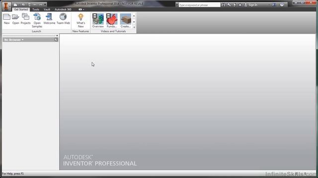 Autodesk Inventor 2014 Tutorial | Getting Started смотреть онлайн