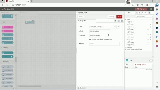 PLC S7-300 connect with Node-Red SQL Database смотреть онлайн