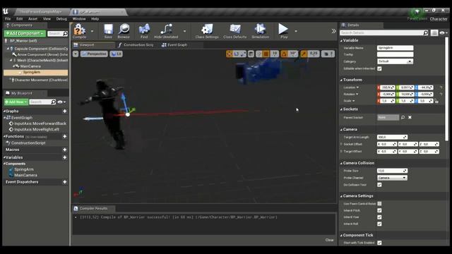 Камера выходит за стенку, Как исправить? Unreal Engine