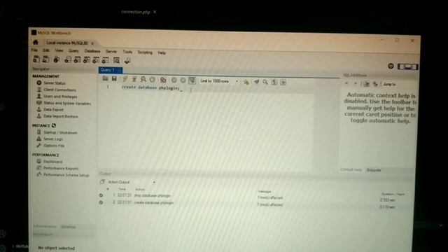 Database connectivity using php and MySQL without Xampp server смотреть онлайн