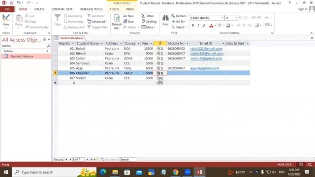 How to create Drop Down List in MS Acces | GIT Education смотреть онлайн