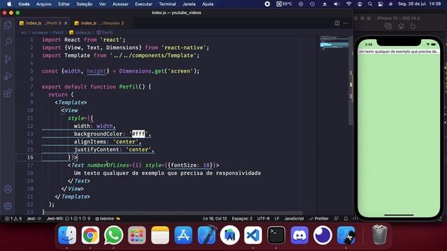 Textos Responsivos - React-Native смотреть онлайн
