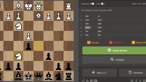 Буллет. Защита Уфимцева: чешская защита за черных (2).