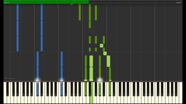 Star wars "Imperial March" - Piano tutorial (Synthesia) + Sheet music (partituras) смотреть онлайн