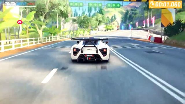 Asphalt 9 Легенды: итоги отборочного раунда в Гранд-при на ZENVO TSR-S, прохождение практики смотреть онлайн