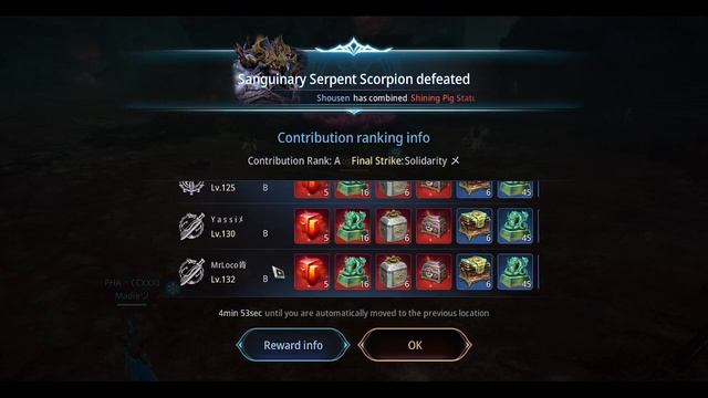 Sanguinary Serpent Scorpion First Clear (Clan Expedition 8) смотреть онлайн