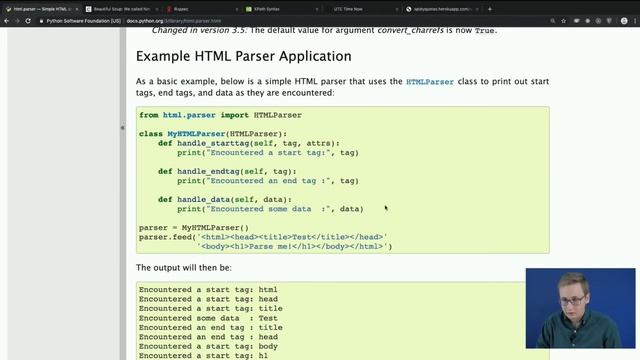 16 5 Парсинг сайтов html parser и bs4 смотреть онлайн