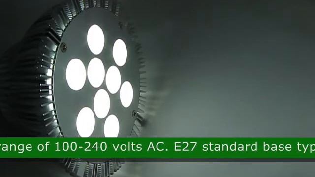 87453 PAR 38 9x3 Watt High Power LED Light смотреть онлайн