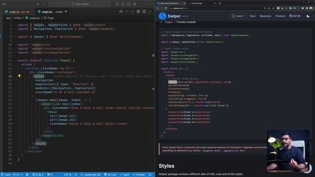 Image Gallery in NextJs Using SwiperJs смотреть онлайн