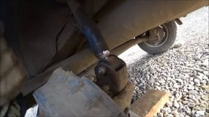 ?ОТОРВАЛО АМОРТИЗАТОР В ДОРОГЕ...дополз до места назначения. Быстрый ремонт, чтоб можно было ездить