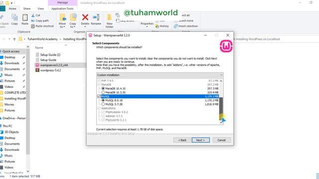 (PART 2) - How To Install WordPress on Localhost 2021 - Wamp Step by Step смотреть онлайн