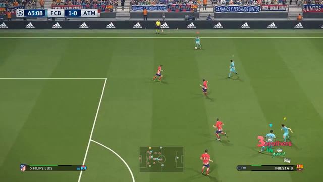 PES 2018 UEFA CHAPIONS LEAGUE ATLETICO DE MADRID VS FC BARCELONA (FINALS) смотреть онлайн