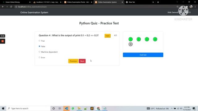 Online quiz system in PHP Mysql Javascript | Online Examination System | Hrdtech смотреть онлайн