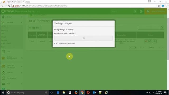 How to configure Port Forwarding in Zentyal Server 4.2 Firewall смотреть онлайн