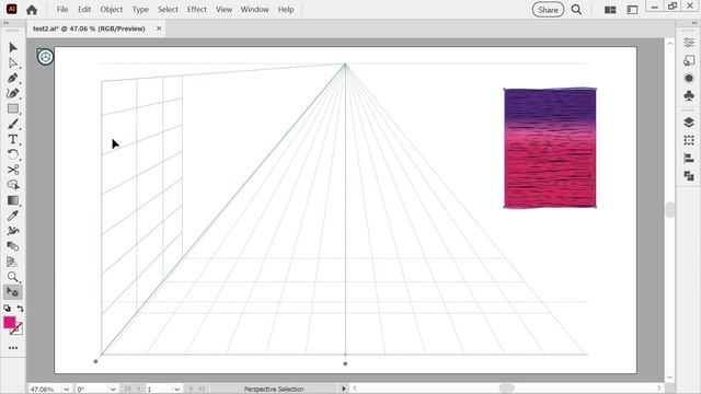 How to use Perspective Grid in Illustrator 2023 смотреть онлайн