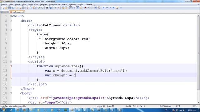 Utilizar setTimeout en JavaScript смотреть онлайн