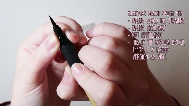 Brush Pen Comparisons | Pentel, Kuretake, and Pilot смотреть онлайн