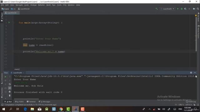 Android Development using Kotlin and Firebase | Get input from user in kotlin :06 смотреть онлайн