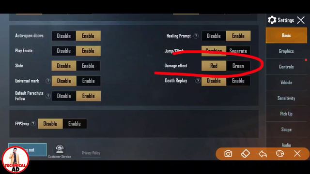 PUBG Mobile Yellow Damage Effect | How To change red to yellow damage effect in pubg mobile смотреть онлайн