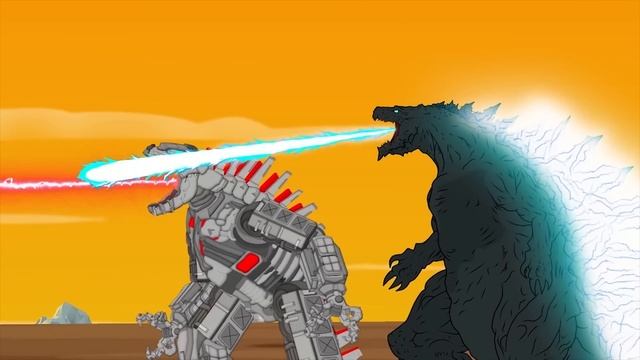 Godzilla & KONG vs EVOLUTION OF SPACE BLOOP-POUR: SPINNING WHEEL GAME | Godzilla Animation Movies смотреть онлайн