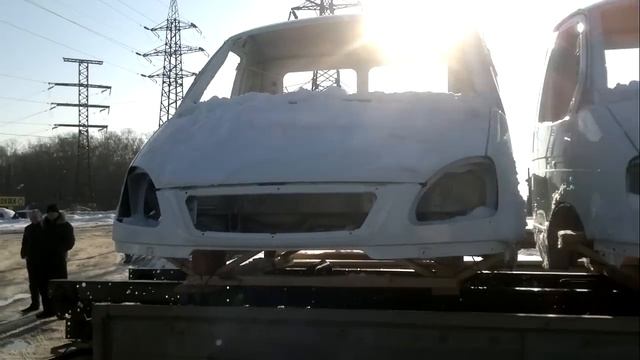 Кабина ГАЗ 3302 ГАЗель в металле окрашенная смотреть онлайн