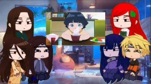 реакция семьи Хинаты и Кушины с Наруто на Мини-Неджи и немного на Химу (+Хиаши)