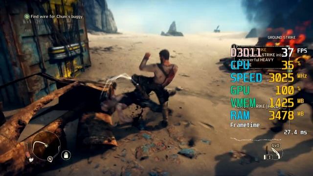GeForce GT 1030 -- AMD Athlon 200GE -- Mad Max FPS Test смотреть онлайн