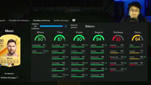 ¡SIGUE siendo el GOAT🐐! MESSI 90 review en español EA FC 24 смотреть онлайн