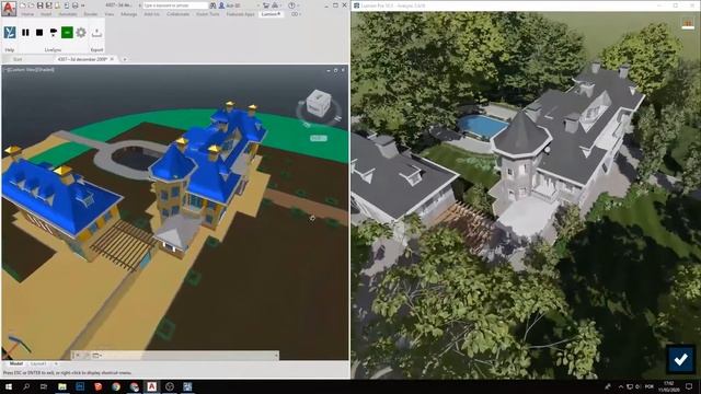 LUMION 10 LiveSync for AutoCAD смотреть онлайн