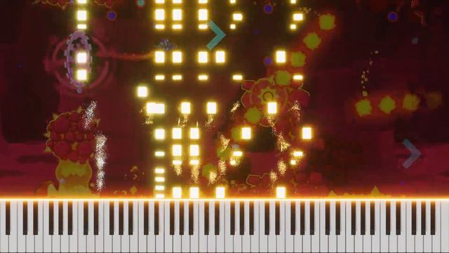 Fingerdash by MDK - Piano Tutorial / Cover (Geometry Dash Level 21) смотреть онлайн