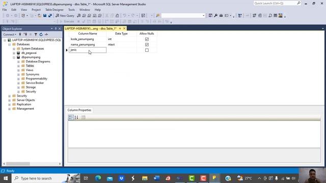 #5 Membuat Database Menggunakan SQL Server Dan Menghubugnkan Ke Visual Studio Code смотреть онлайн