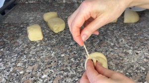 Жаворонки из постного теста без дрожжей. Вкусный и быстрый рецепт.