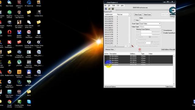 Как выделить все значения сразу в Cheat Engine смотреть онлайн