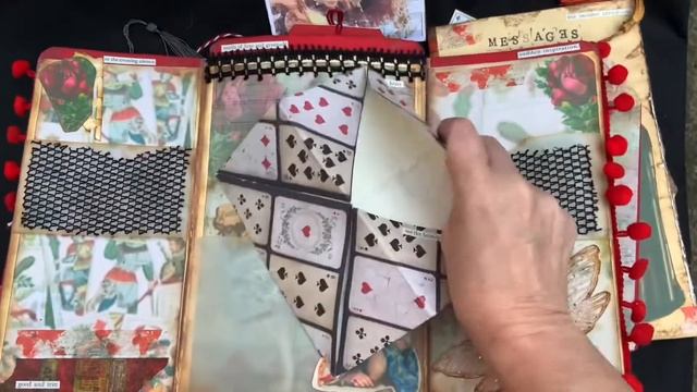 Ruby Red Romani Art Folio & Mini BOHO Junk Journal (no talking) смотреть онлайн