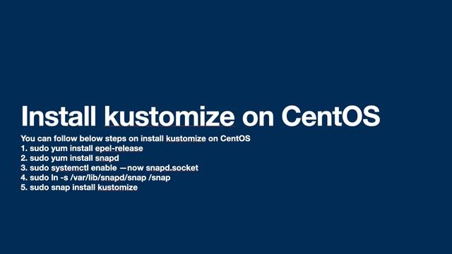 Kustomize installation(2) смотреть онлайн