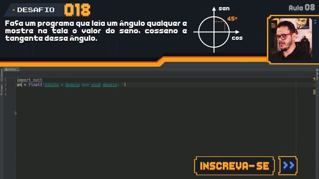 Exercício Python #018 - Seno, Cosseno e Tangente смотреть онлайн