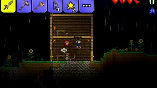 Прохождение Террарии на андройд #2 информация кримзон печь и медные слитки смотреть онлайн