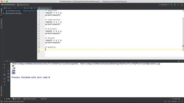 Python 3 Basics: Arithmetic Operator смотреть онлайн